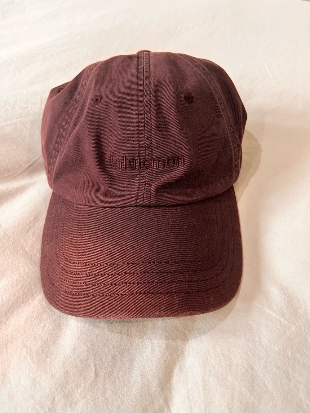 lululemon athletica women’s burgundy /maroon Baseball Cap